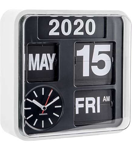 カレンダー・スケジュール Fartech Wall Flip Clock (M) Amazon.com: Gysabs Fartech Automatic Page Flipping Date